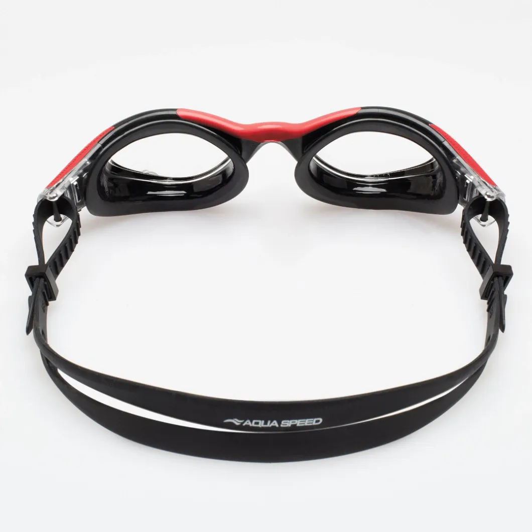 Okulary pływackie Aqua Speed Aquilo 31 - czarno-czerwone