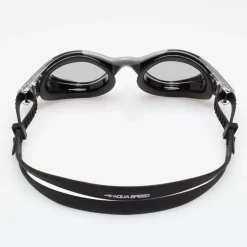 Okulary pływackie Aqua Speed Aquilo 23 - czarno-szare -dymione szkła