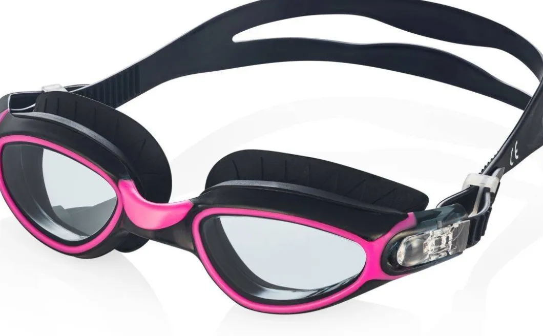 Okulary pływackie Aqua Speed Calypso 37 - różowe - bezbarwne szkła