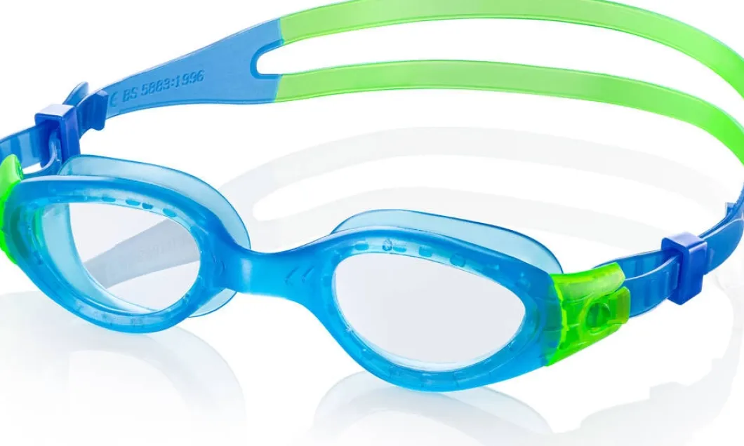 Okulary pływackie Aqua Speed Eta roz. S 30 - niebieskie - bezbarwne szkła