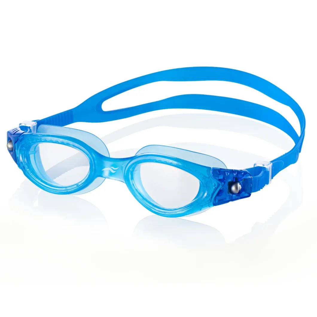 Okulary pływackie Aqua Speed Pacific Jr 01 - niebieskie - bezbarwne szkła