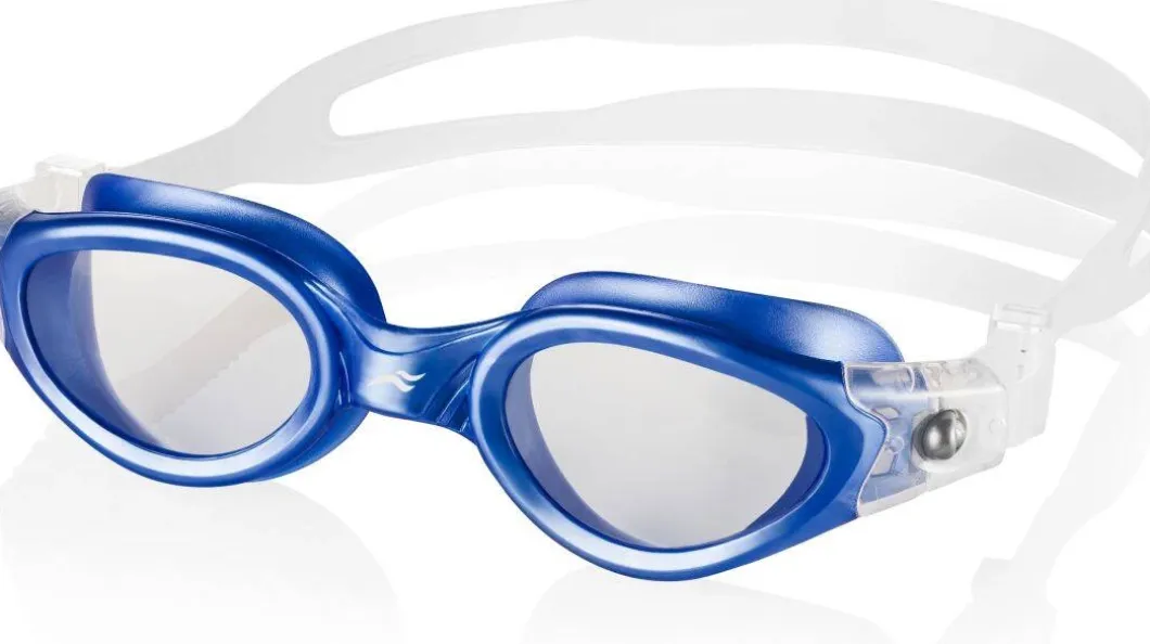 Okulary pływackie Aqua Speed Pacific 01 - niebieskie - bezbarwne szkła