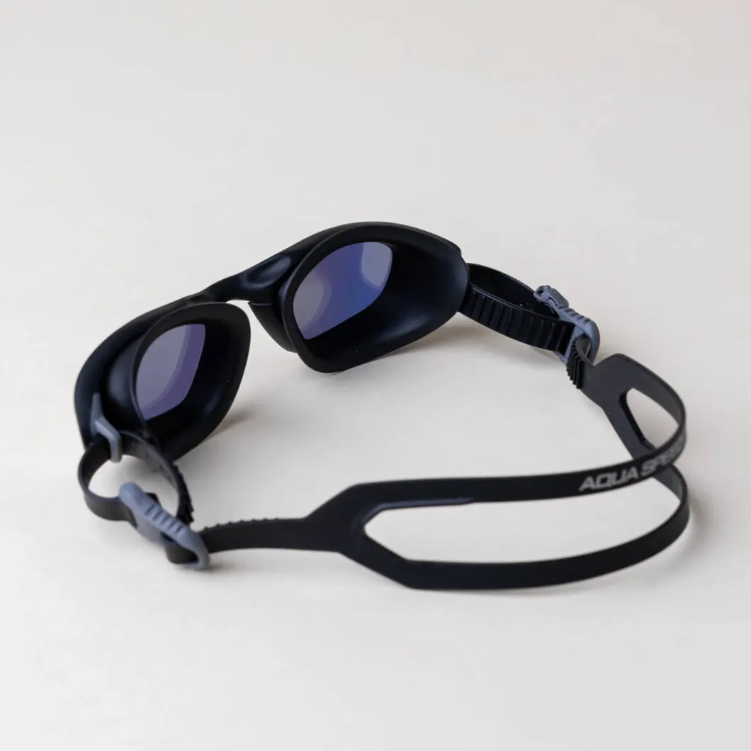 Okulary pływackie Aqua Speed Raven Mirror 07 - czarne