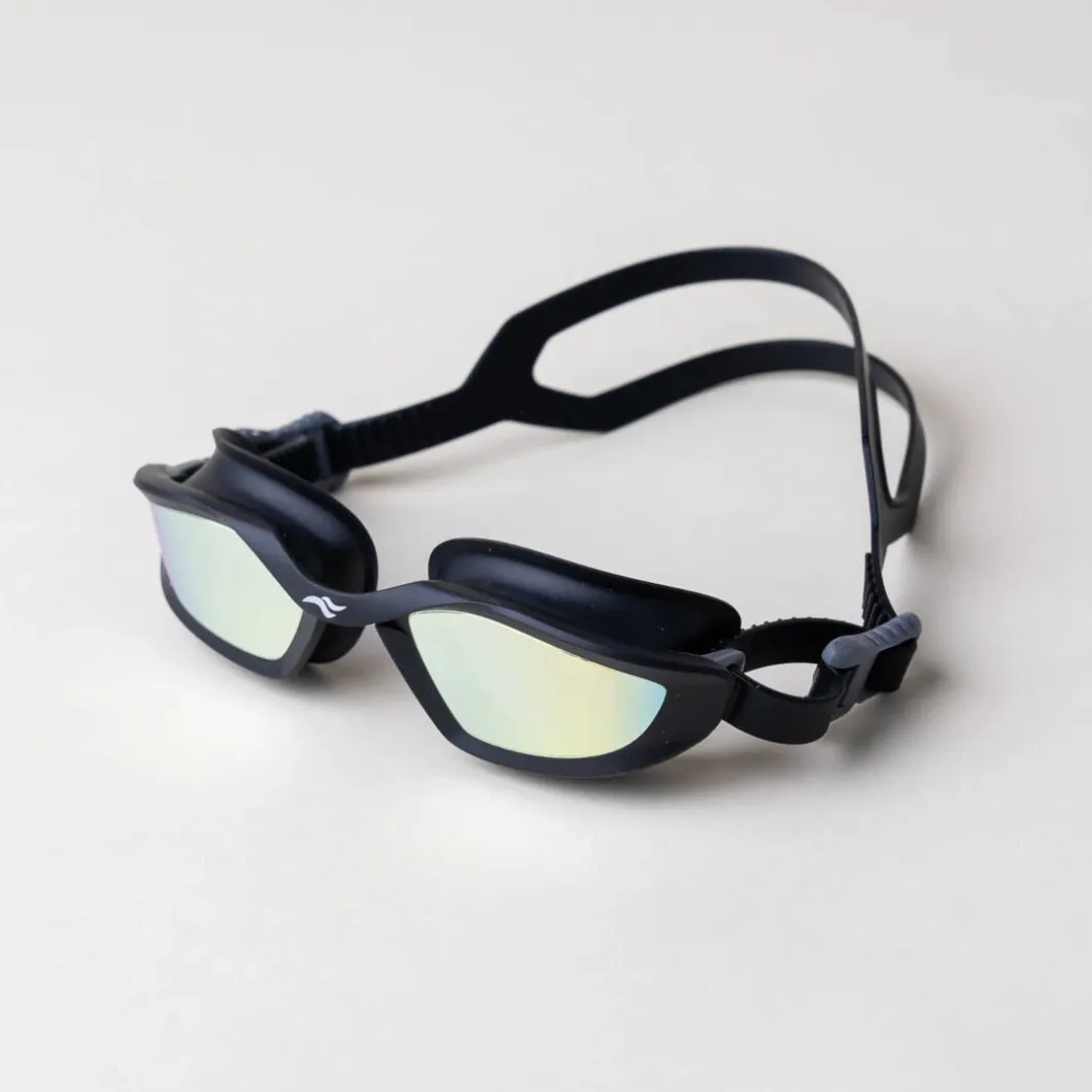 Okulary pływackie Aqua Speed Raven Mirror 07 - czarne