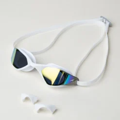 Okulary pływackie Aqua Speed Riptide Mirror 05 - białe