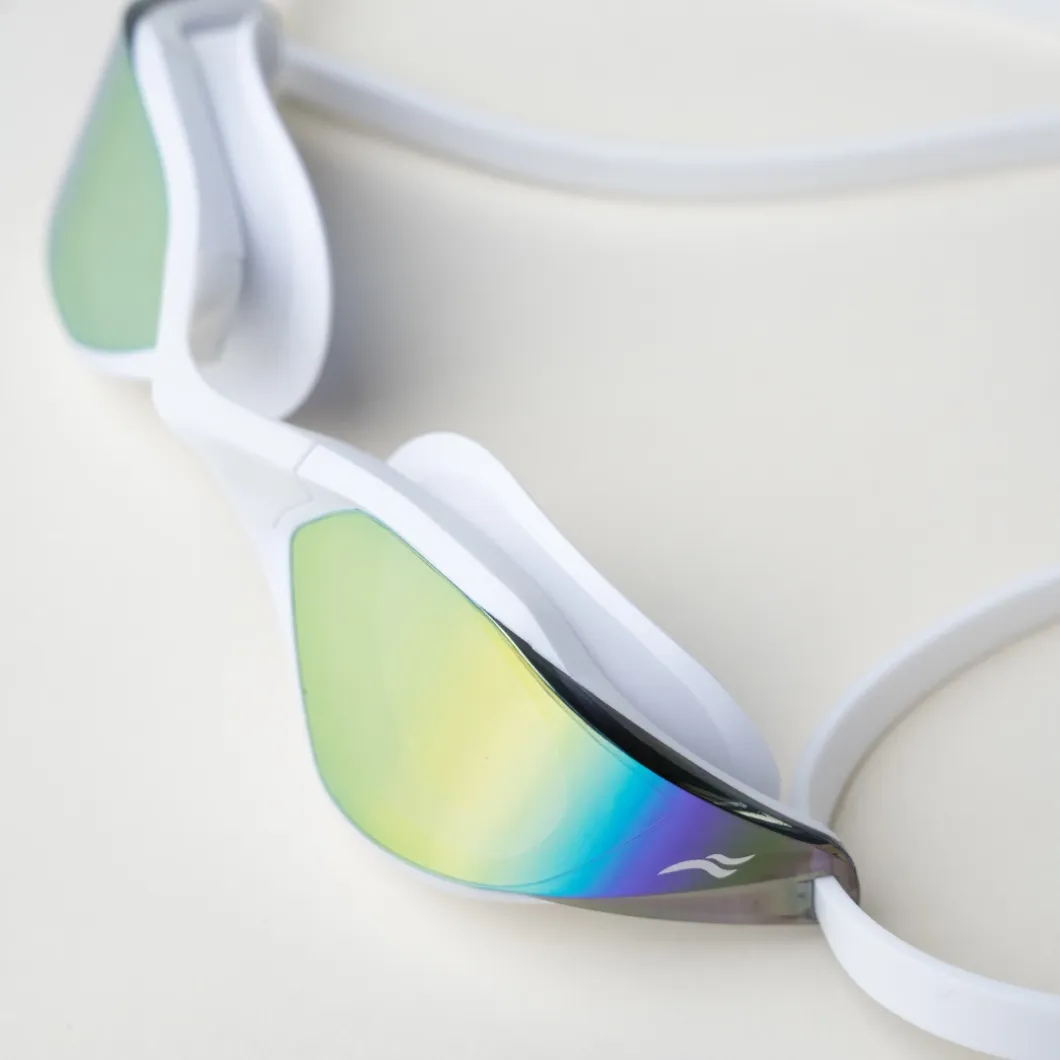 Okulary pływackie Aqua Speed Riptide Mirror 05 - białe