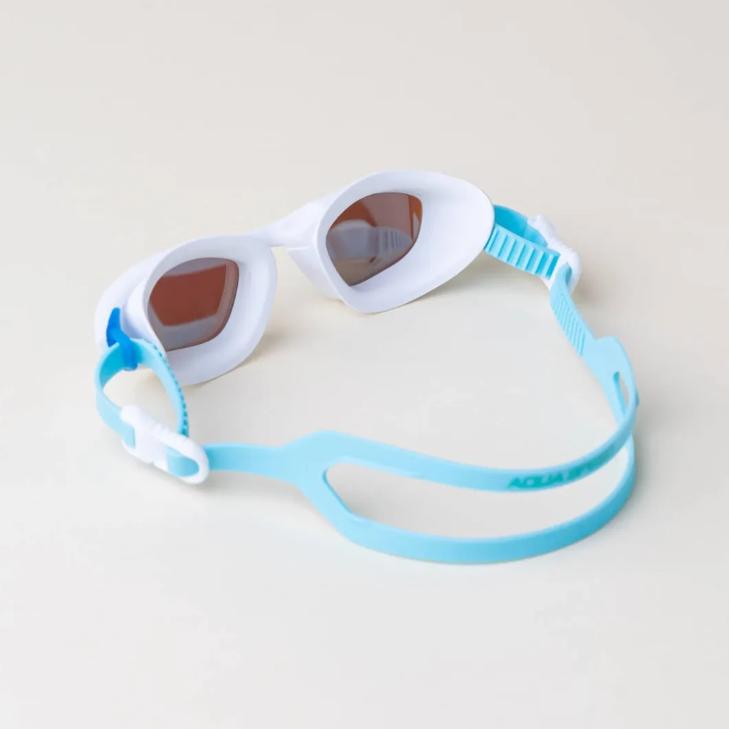 Okulary pływackie Aqua Speed Raven Mirror 29 - białe