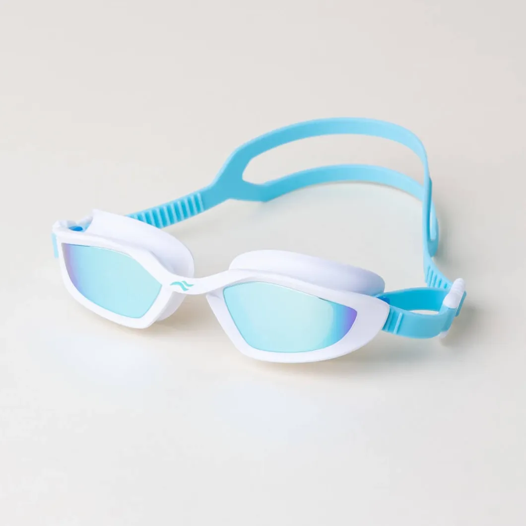 Okulary pływackie Aqua Speed Raven Mirror 29 - białe