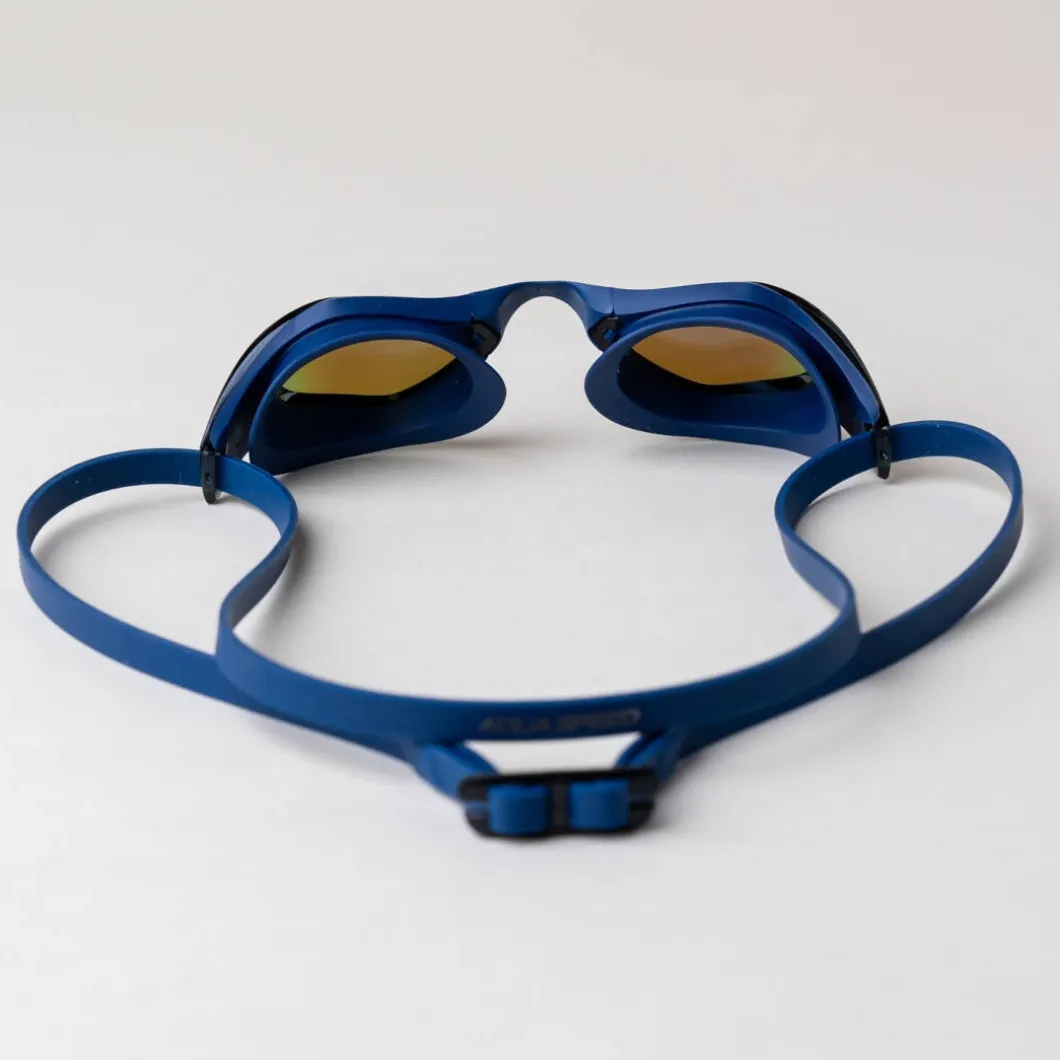 Okulary pływackie Aqua Speed Riptide Mirror 10 - niebieskie