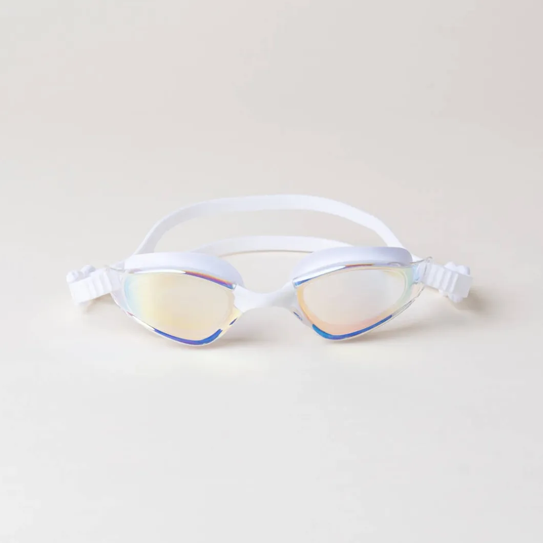 Okulary pływackie Aqua Speed Zen Mirror 05 - białe