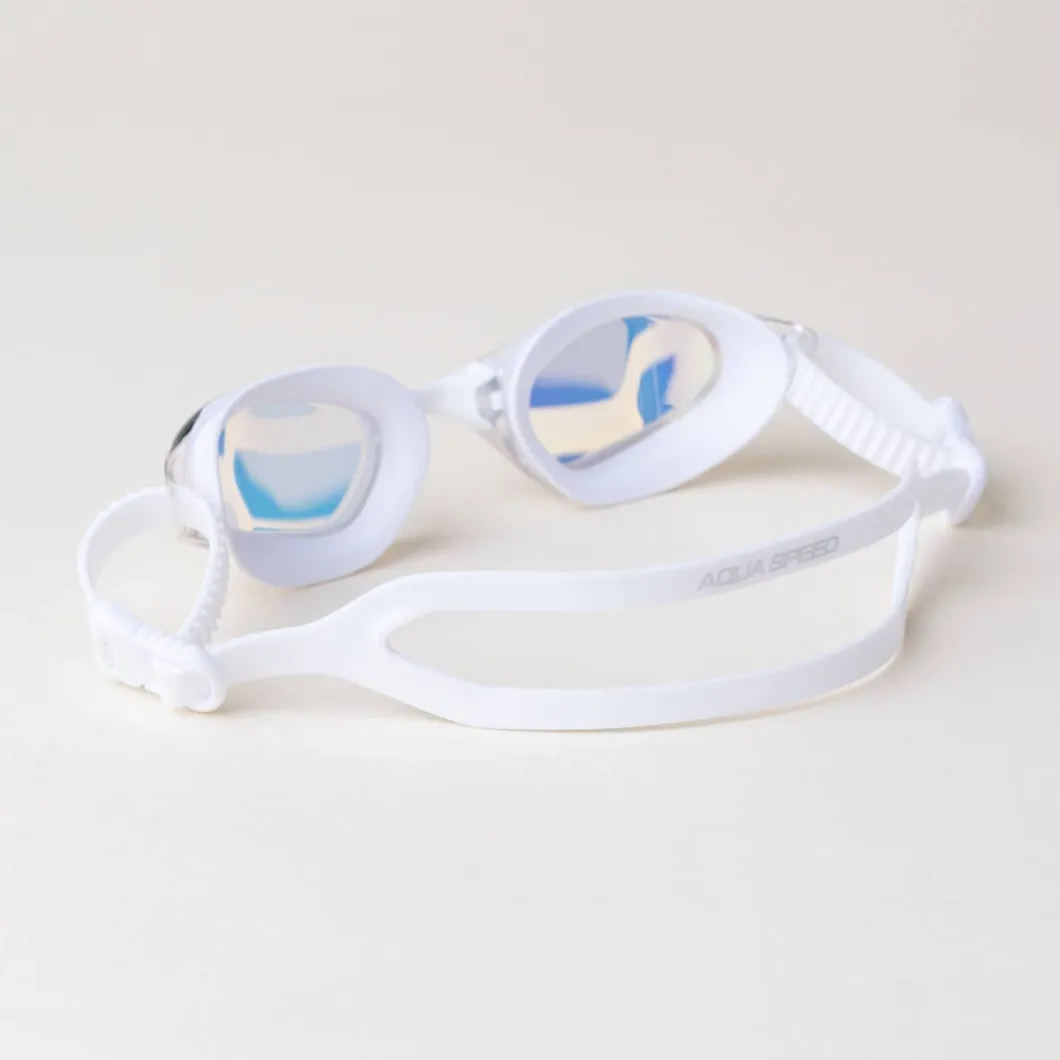 Okulary pływackie Aqua Speed Zen Mirror 05 - białe