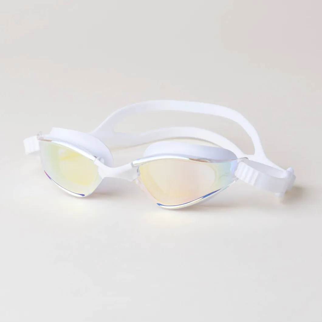Okulary pływackie Aqua Speed Zen Mirror 05 - białe