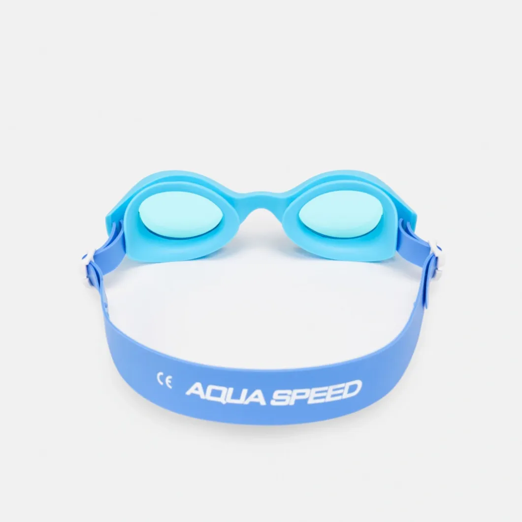 Okulary pływackie dla dzieci Aqua Speed Bonito kol.01- niebieskie- niebieskie szkła