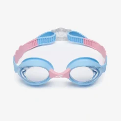 Okulary pływackie dla dzieci Aqua Speed Tiki kol.63- niebiesko-różowe- bezbarwne szkła