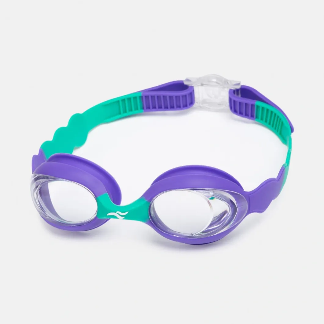 Okulary pływackie dla dzieci Aqua Speed Tiki kol.92 - fioletowo-niebieskie- bezbarwne szkła