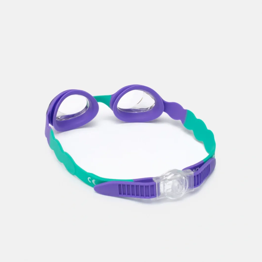 Okulary pływackie dla dzieci Aqua Speed Tiki kol.92 - fioletowo-niebieskie- bezbarwne szkła