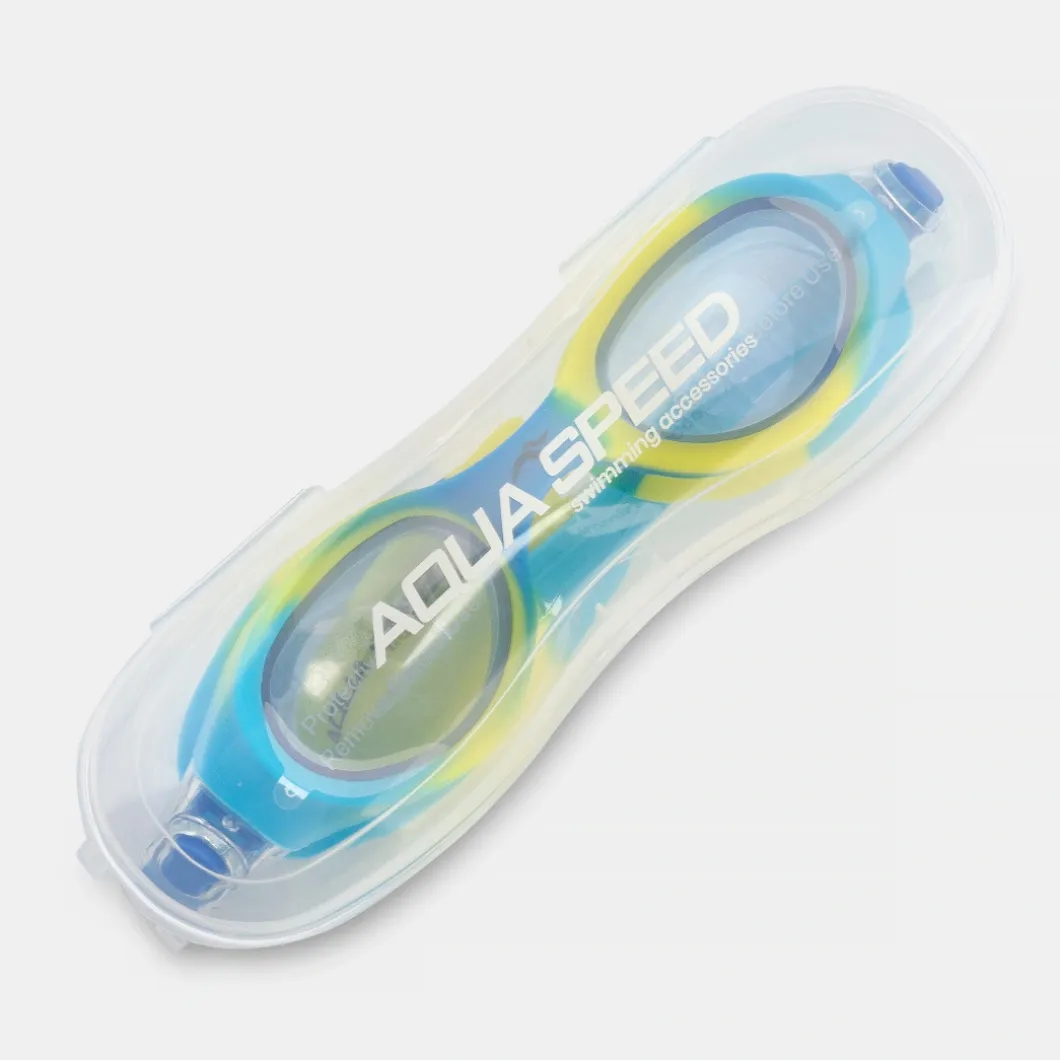 Okulary pływackie dla dzieci Aqua Speed Pegaz 18 - kolorowe - bezbarwne szkła