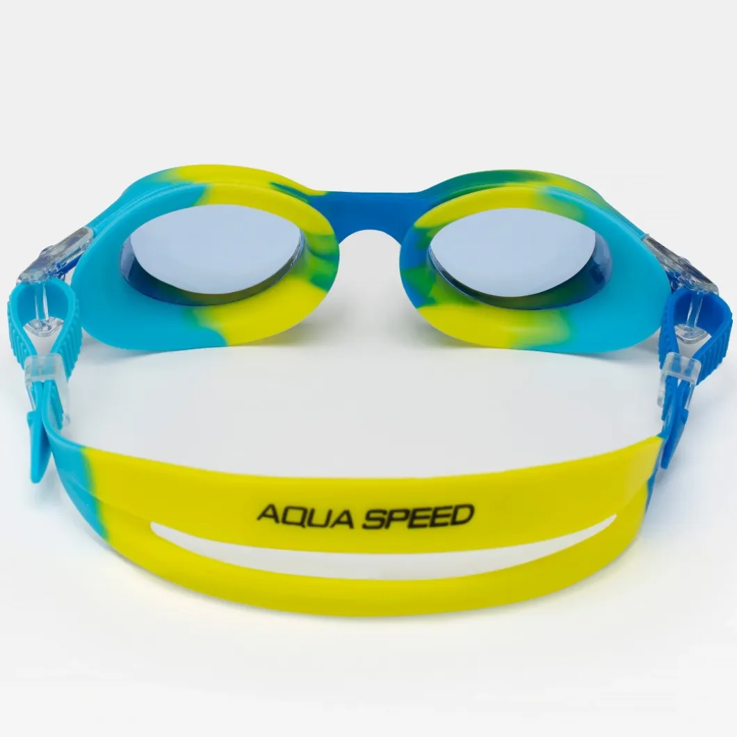 Okulary pływackie dla dzieci Aqua Speed Pegaz 18 - kolorowe - bezbarwne szkła