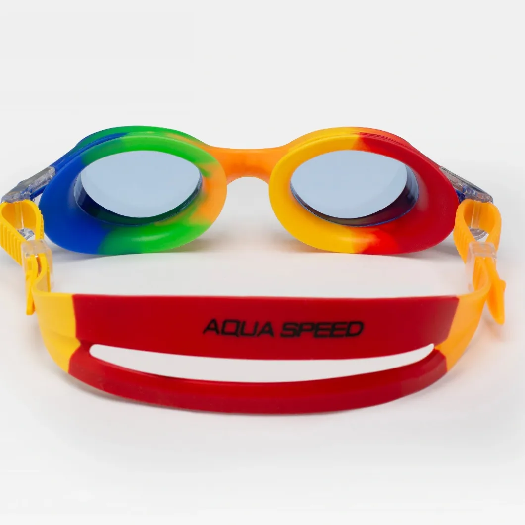 Okulary pływackie dla dzieci Aqua Speed Pegaz 30 - kolorowe - bezbarwne szkła