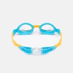 Okulary pływackie dla dzieci Aqua Speed Tiki kol.275- niebiesko-pomarańczowe- bezbarwne szkła