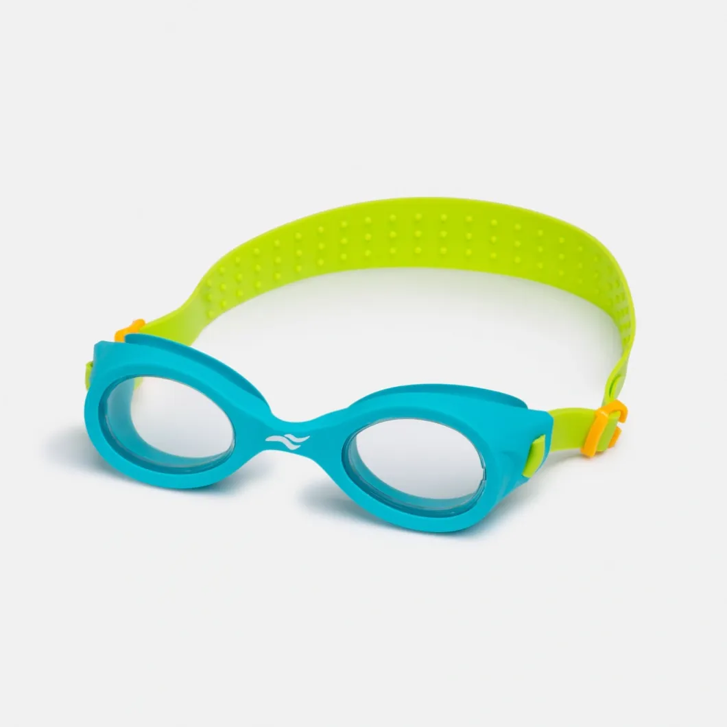 Okulary pływackie dla dzieci Aqua Speed Bonito kol.30- niebiesko-pomarańczowe- bezbarwne szkła