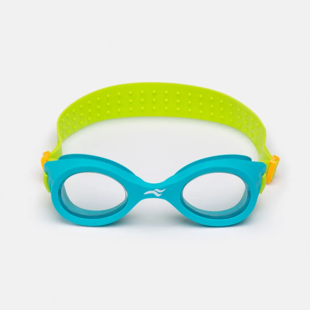 Okulary pływackie dla dzieci Aqua Speed Bonito kol.30- niebiesko-pomarańczowe- bezbarwne szkła