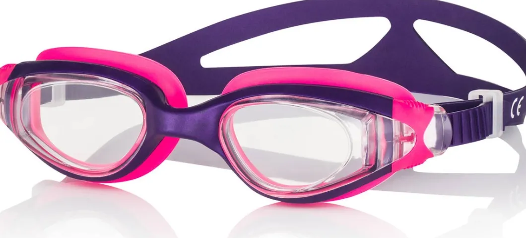 Okulary pływackie dla dzieci Aqua Speed Ceto 09 - fioletowe - bezbarwne szkła
