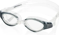 Okulary pływackie jednoczęściowe Aqua Speed Triton 07 - czarne - bezbarwne szkła