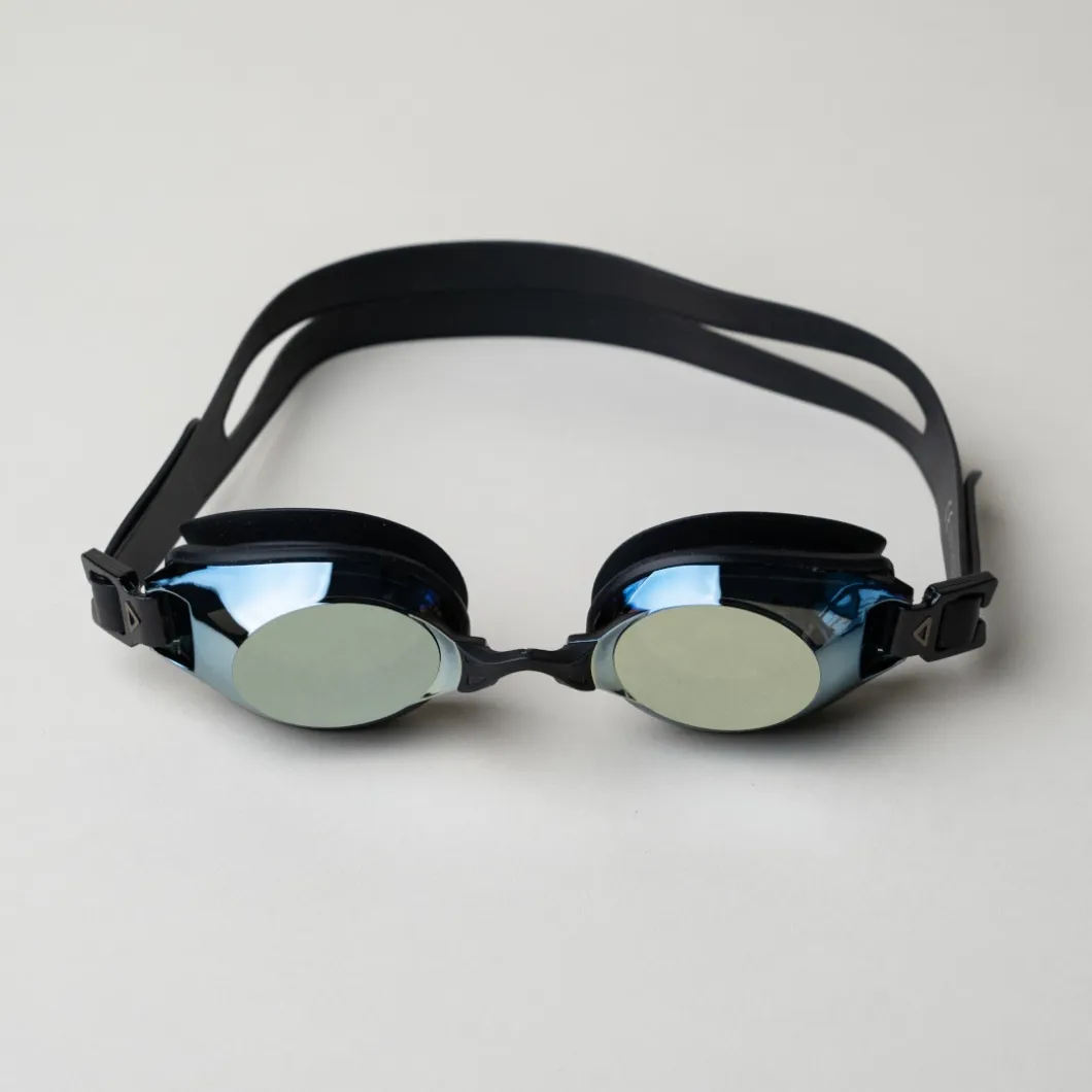 Okulary pływackie korekcyjne Aqua Speed Lumina 76 Mirror - czarne