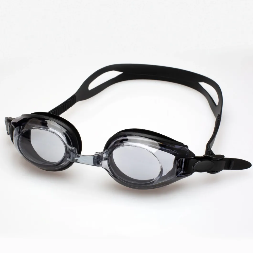 Okulary pływackie korekcyjne Aqua Speed Focus 19 - czarne - dymione szkła