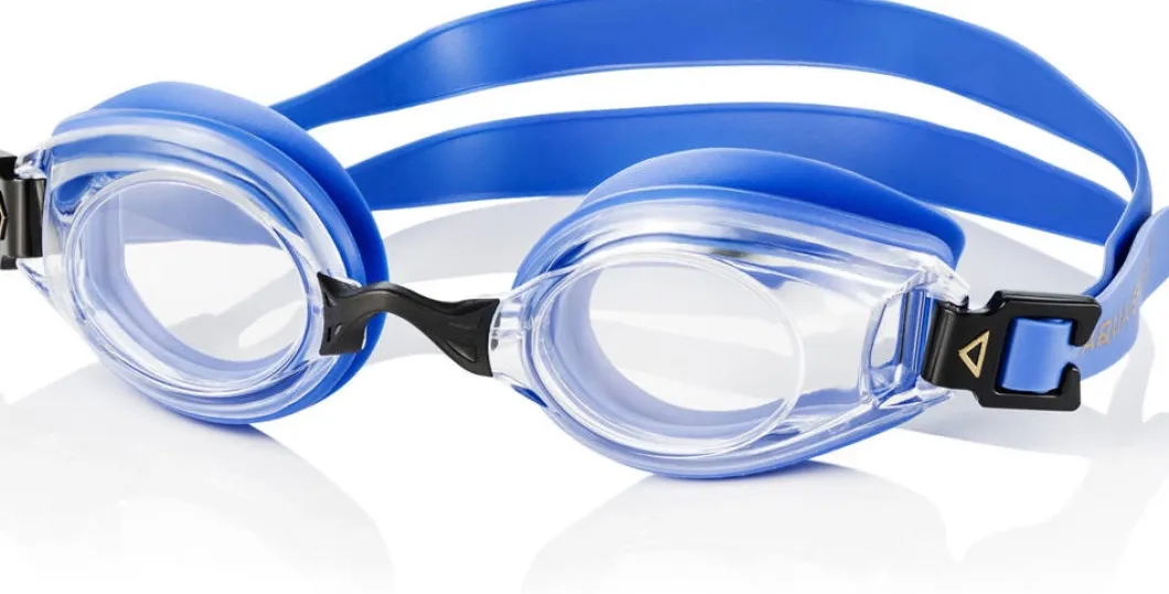Okulary pływackie korekcyjne Aqua Speed Lumina 01 - niebieskie - bezbarwne szkła