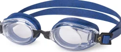 Okulary pływackie korekcyjne z materiałów z recyklingu Aqua Speed Lumina Reco 10 - granatowe - bezbarwne szkła
