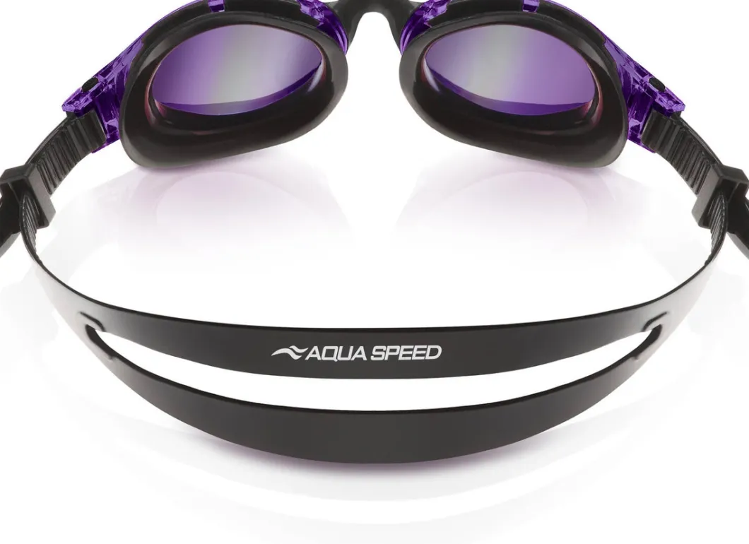 Okulary pływackie lustrzane Aqua Speed Triton 2.0 Mirror 09 - fioletowe