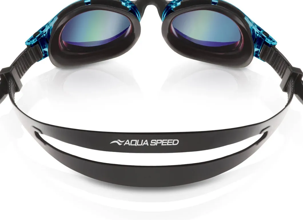 Okulary pływackie lustrzane Aqua Speed Triton 2.0 Mirror 02 - niebieskie