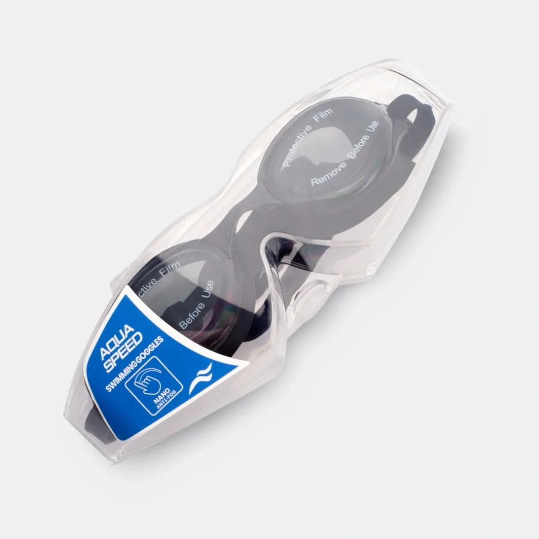 Okulary pływackie uniwersalne Aqua Speed Eos Nano Anti-Fog kol.23 - czarne