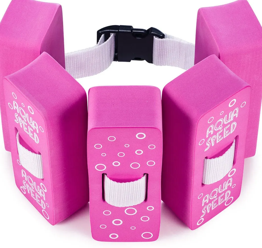 Pas wypornościowy Aqua Speed Kiddie swim belt II Unicorn - różowy