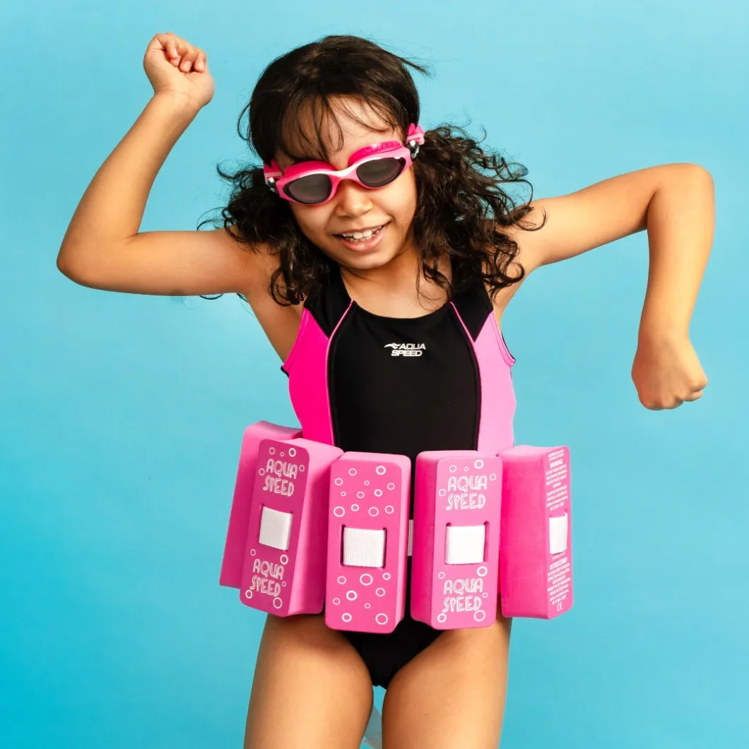 Pas wypornościowy Aqua Speed Kiddie swim belt II Unicorn - różowy