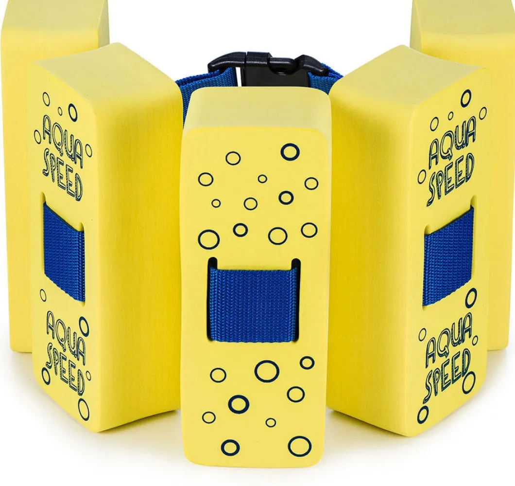 Pas wypornościowy Kiddie swim belt II Octopus - żółty