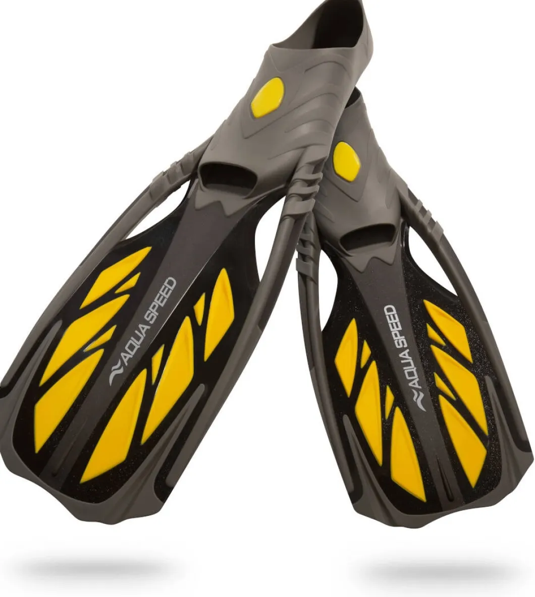 Płetwy kaloszowe do snorkelingu Aqua Speed Inox 18 - żółte