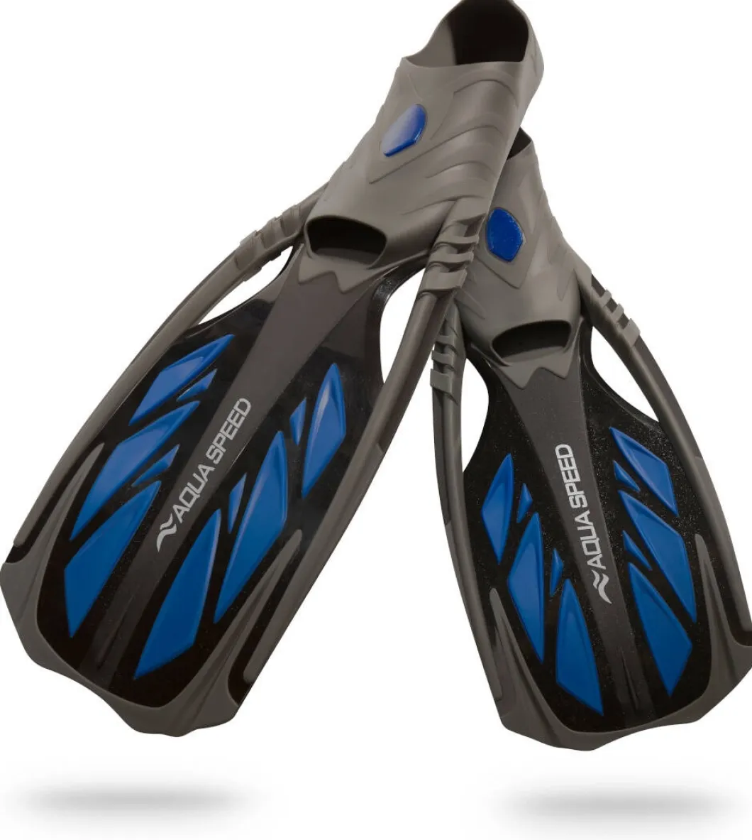 Płetwy kaloszowe do snorkelingu Aqua Speed Inox 11 - niebieskie