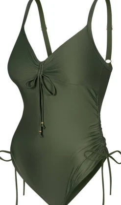 Regulowany strój kąpielowy jednoczęściowy Aqua Speed Alexa 08 - khaki