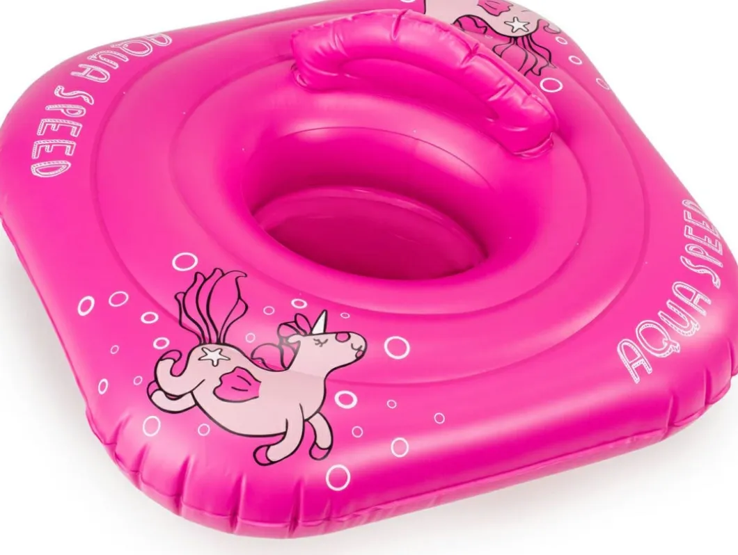 Siedzisko dmuchane Aqua Speed Kiddie Unicorn - różowe