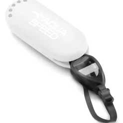 Silikonowe etui na okulary pływackie Aqua Speed 05 - białe