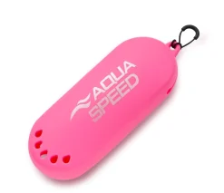 Silikonowe etui na okulary pływackie Aqua Speed 03 - różowe