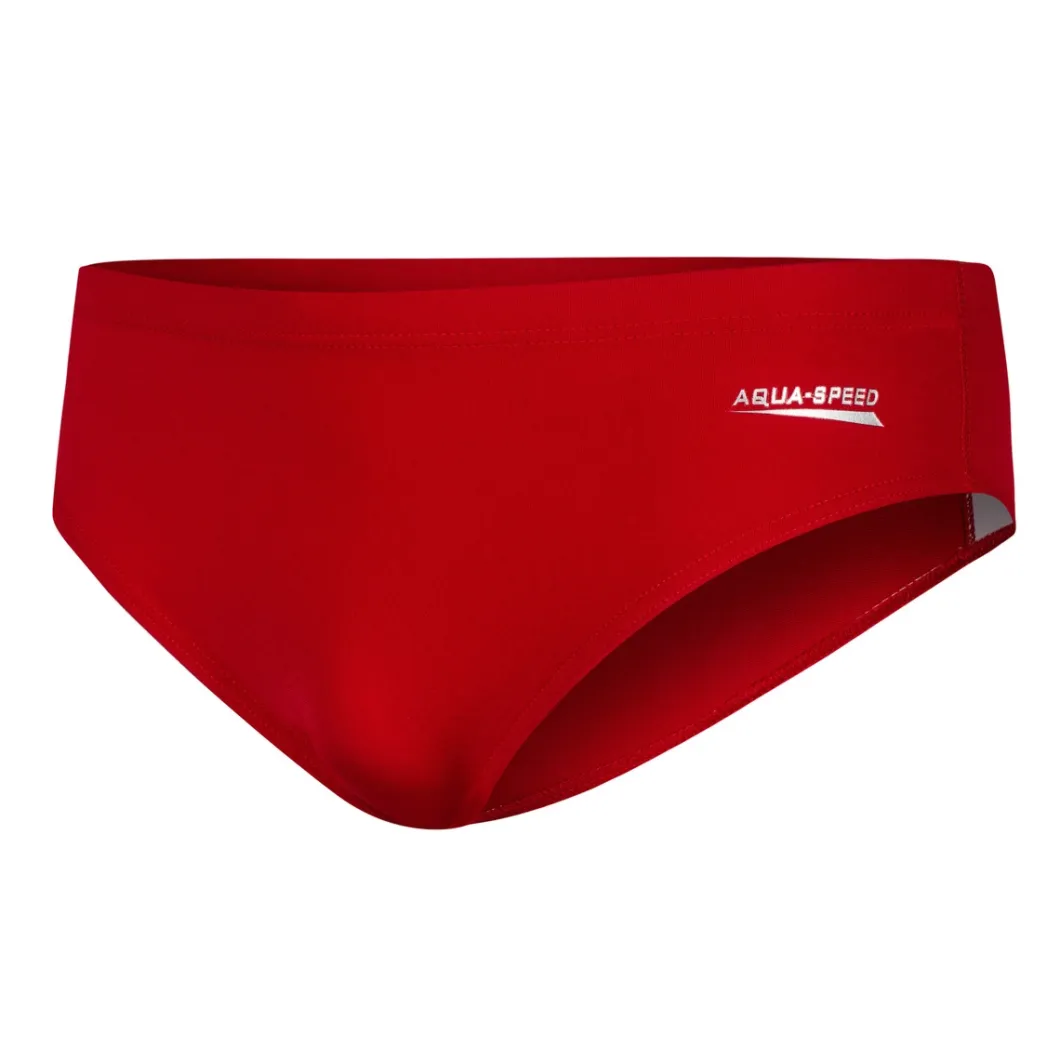 Slipy pływackie męskie Aqua Speed Alan 31- czerwony