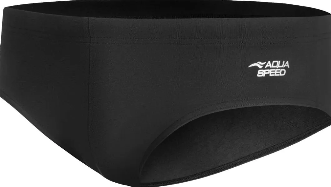 Slipy pływackie męskie Aqua Speed Ares 01 - czarne