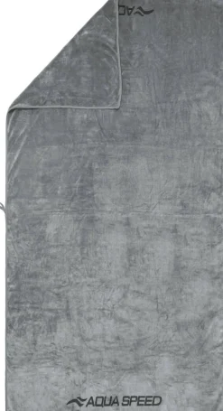 Szybkoschnący ręcznik z mikrofibry DRY SOFT 03 50x100 - szary