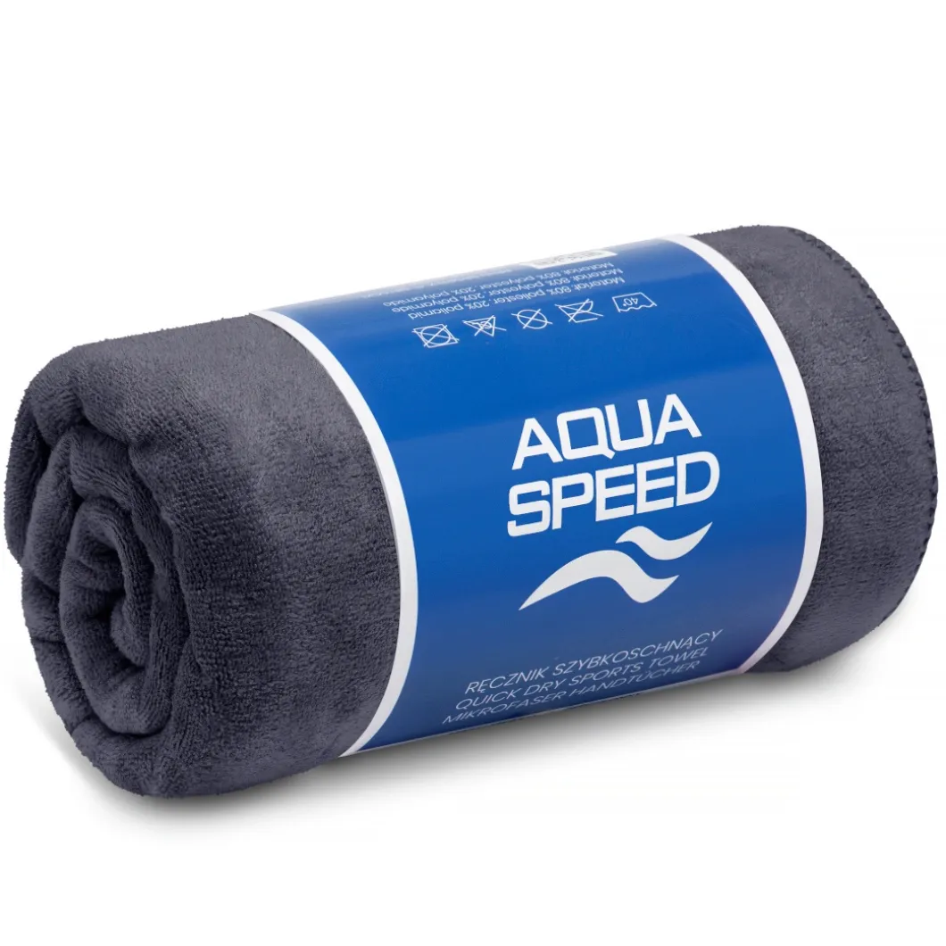 Szybkoschnący ręcznik z mikrofibry Aqua Speed Dry Soft 70x140 cm -06 grafitowy