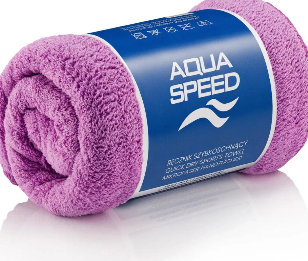 Szybkoschnący ręcznik z mikrofibry Aqua Speed Dry Coral 50x100 cm - 09 fioletowy