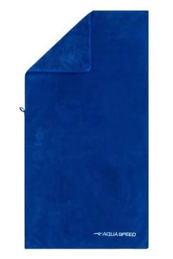 Szybkoschnący ręcznik z mikrofibry Aqua Speed Dry Coral 50x100 - 01 niebieski